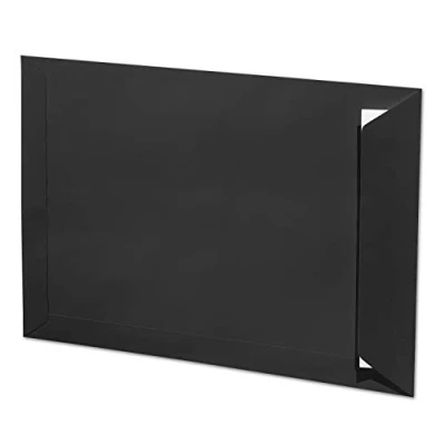 Abbildung von ARTOZ 25x DIN C4 Umschläge mit Haftklebung ungefüttert 324 x 229 mm Schwarz (Schwarz) Briefumschläge ohne Fenster Serie 1001