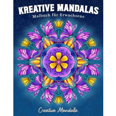 Abbildung von Kreative Mandalas: Malbuch für Erwachsene mit einzigartigen Mandalas zu verschiedenen Themen: Blumen, Tiere, Mode, Magie, Jahreszeiten und vieles mehr