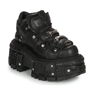 Abbildung von New Rock Milo Stiefelletten/Boots Hommes Schwarz 39 Boots