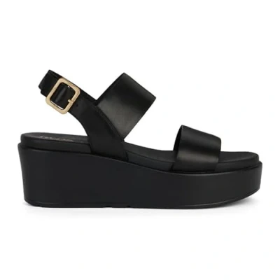 Abbildung von Geox Mädchen Xand 2.2s Wedge Sandal, Schwarz, 41 EU