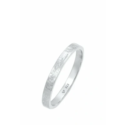 Abbildung von Elli Ring Damen Band Partner Basic Organic Look in 925 Sterling Silber