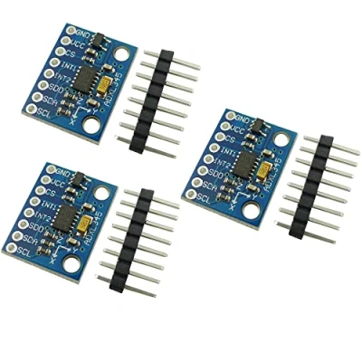 Abbildung von Aihasd 3 Stück GY 291 ADXL345 Digitales Achsen Accelerometer Schwerkraft Beschleunigung Neigungsmodul IIC/SPI Übertragung
