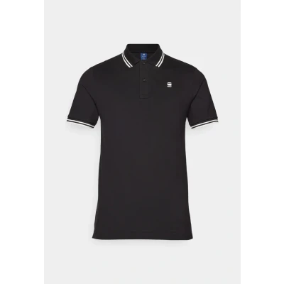Abbildung von G Star Dunda SLIM Stripe Poloshirt, Herren, Größe: XL, Schwarz