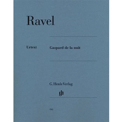 Abbildung von Gaspard de la nuit; Klavier: Besetzung: Klavier zu zwei Händen (G. Henle Urtext Ausgabe)