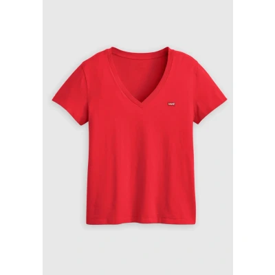 Abbildung von Levi&#039;s® V Shirt »Perfect Tee«, mit kleinem Batwing Logo