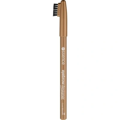 Abbildung von essence cosmetics eyebrow DESIGNER, Eye Pencil, Augenbrauenstift, Nr. 13 cool blonde, braun, definierend, natürlich, vegan, Mikroplastik Partikel frei, Nanopartikel frei (1g)