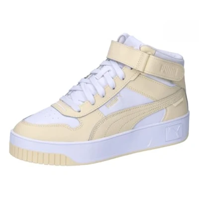 Abbildung von PUMA Damen Carina Street Mid Sneaker, White Creamy Vanilla, 37.5 EU