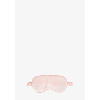 Abbildung von Brushworks Satin Sleep MASK Augenpflege, Damen, Größe: One Size, Pink