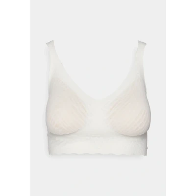 Abbildung von Sloggi FEEL Bliss Bralette Bustier, Damen, Größe: Large, Silk white