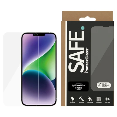 Abbildung von Apple iPhone 14 Plus Panzerglas PanzerGlass SAFE Ultra Wide Fit Screenprotector Displayschutz für das / 13 Pro