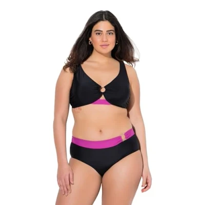 Abbildung von Ulla Popken SET Bikini, Damen, Größe: 44, Black