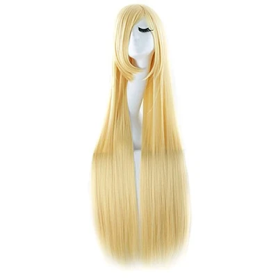 Abbildung von MapofBeauty 40&quot; Anime Kostüm lange gerade Cosplay Perücke Partei (blond)