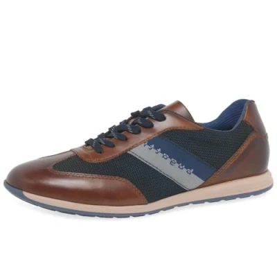 Abbildung von bugatti Thorello Sneaker low, Herren, Größe: 44, Cognac Schuhe