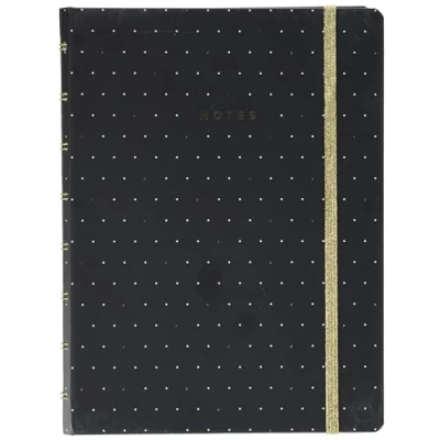 Abbildung von Filofax Moonlight A5 Nachfüllbares Notizbuch Black, 179521