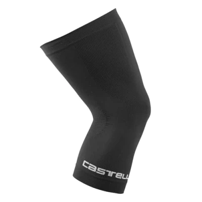 Abbildung von CASTELLI PRO Seamless Knee Warmer Leg Warmers, Schwarz Weiss, S/M
