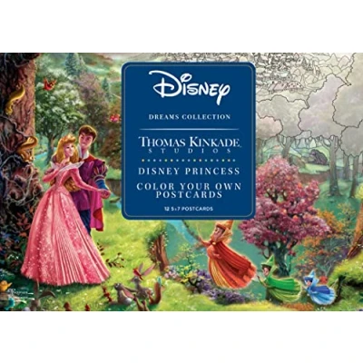 Abbildung von Disney Dreams Collection Thomas Kinkade Studios Princess Color Your Own P
