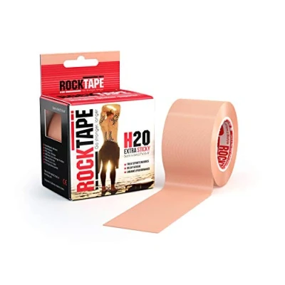 Abbildung von RockTape Unisex Adult H20 Sports Tape &amp; Accessories, Beige, 5cm x 5m