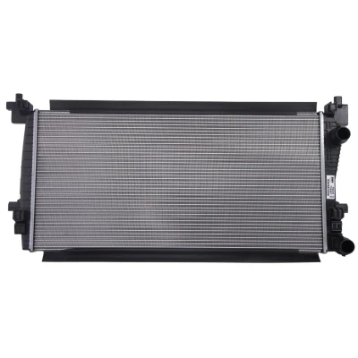 Abbildung von VALEO 735557 Kühler, Motorkühlung Aluminium 650 322 24 Kühlrippen mechanisch gefügt SEAT: Leon III ST, ST Box Body / Estate, Hatchback