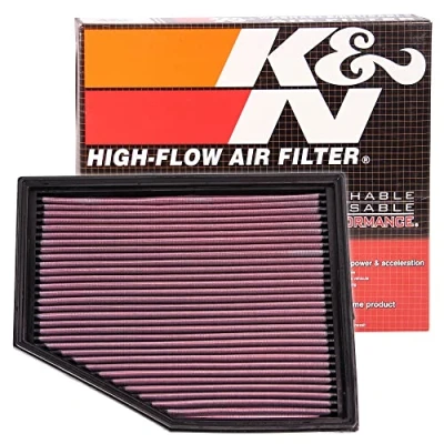 Abbildung von K&amp;N 33 2292 Motorluftfilter: Hochleistung, Prämie, Abwaschbar, Ersatzfilter,Erhöhte Leistung, 2003 2011 (630i, 523i, 525i, 528i, 528i xDrive, 530i, Z4, andere ausgewählte modelle)