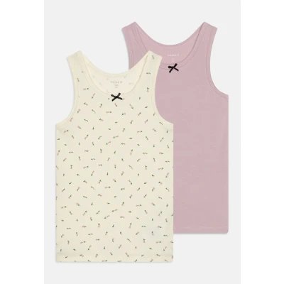 Abbildung von Name it Doppelpack Nmftank Unterhemd/shirt für Kinder, Größe: 86, Beige
