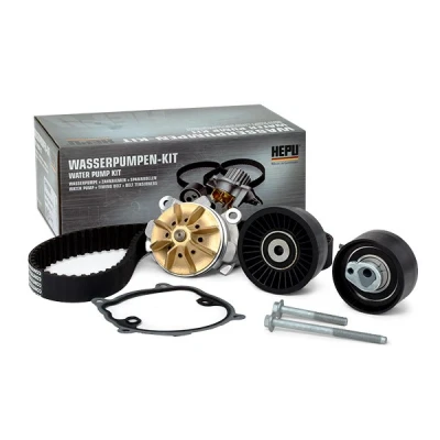Abbildung von HEPU PK09560 Wasserpumpe + Zahnriemensatz 89 RENAULT: ESPACE 4, TRAFIC 2 Kasten, 3, OPEL: Vivaro A Van, Combi, Movano Van