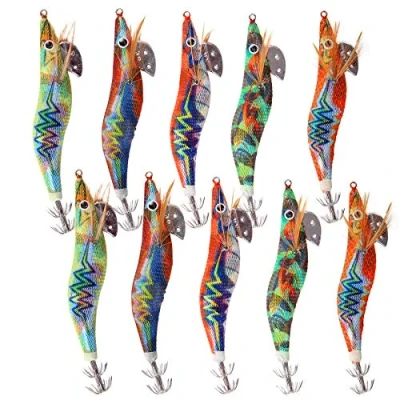 Abbildung von Shaddock Squid Jig Garnelen Haken 10 Stück 2.5# 10pcs