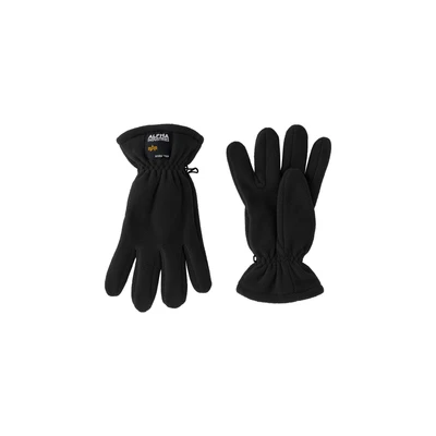 Abbildung von Alpha Industries Label Fleece Gloves Handschuhe Black