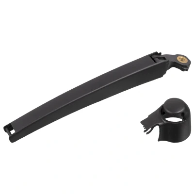 Abbildung von Wischarm, Scheibenreinigung Febi Bilstein 177730 hinten mit Abdeckung VOLKSWAGEN: Golf 5, Polo IV Hatchback, Passat B7 Variant