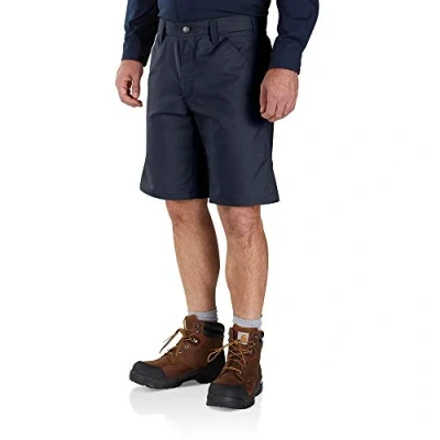 Abbildung von Carhartt Herren Rugged Professional™ Serie Flex® Relaxed Fit Canvas Arbeitsshorts, Marineblau, W40