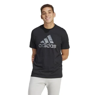 Abbildung von adidas Sportswear M CAMO G T Tshirt print, Herren, Größe: XS, Black