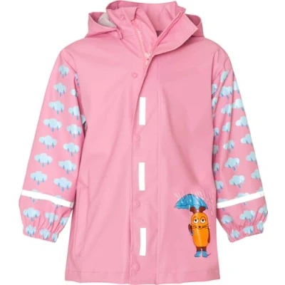 Abbildung von Playshoes Unisex Kinder Regenjacke Wind Und Wasserdicht Regenmantel Regenbekleidung, Rosa Die Maus, 116 EU