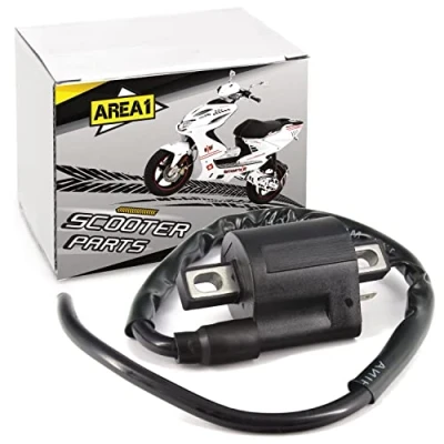Abbildung von Area1 Motorroller Ersatz 1Pin Zündspule kompatibel mit Aerox Jog Neos, Explorer Race GT Luxxon Rivero