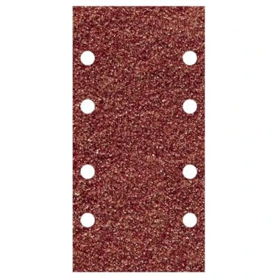 Abbildung von wolfcraft 10 Haft Schleifstreifen für Holz und Metall 93 x 185 mm I 1768000 Körnung 120 Schwingschleifer gelocht Staubabsaugung