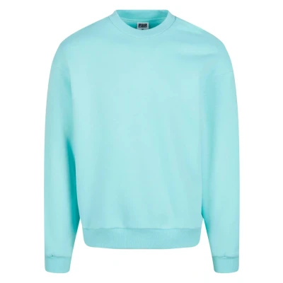 Abbildung von Urban Classics Fluffy Crewneck Sweatshirt, Herren, Größe: Large, Berylblue
