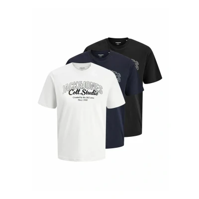 Abbildung von Jack &amp; Jones Kurzarmshirt »JJMAKOTO TEE SS CREW NECK 3PK MP«, (Packung, 3 tlg.)