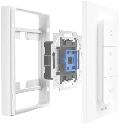 Abbildung von Universal Lichtschalter Abdeckung passend für Philips Hue Dimmer Switch Cover Dimmschalter Adapter V2
