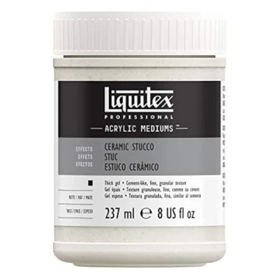Abbildung von Liquitex 6408 Professional Keramik Stuck Medium, verleiht der Oberfläche das aussehen von eines italienischen Freskos 237ml Töpfchen