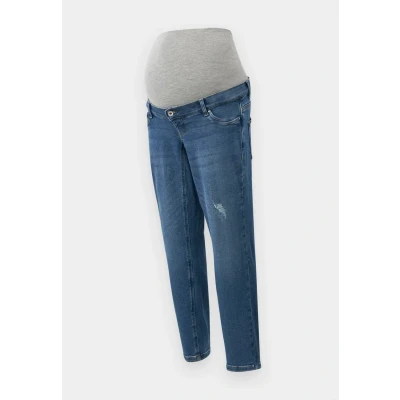 Abbildung von ONLY Maternity Olmcatwalk MOM Jeans Slim Fit, Damen, Größe: XXLx32, Light medium blue denim