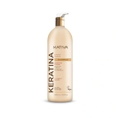Abbildung von Kativa Keratin Shampoo 1000 ml.