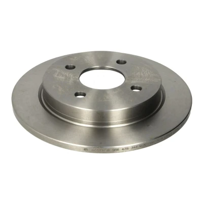 Abbildung von BOSCH 0 986 478 344 Bremsscheibe 252,7 10,2 4 107,95 voll geölt FORD: Focus Mk1 Box Body / Estate, FIESTA 5, Estate
