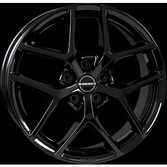 Abbildung von BORBET 5 loch 18Zoll 112mm Alufelge Y schwarz 496548 Felge