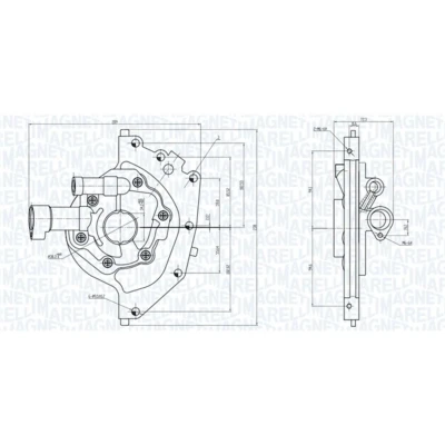 Abbildung von Ölpumpe MAGNETI MARELLI 351516000060