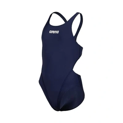 Abbildung von ARENA Mädchen Girl&#039;s Team Tech Solid One Piece Swimsuit, Navy white, 164 EU