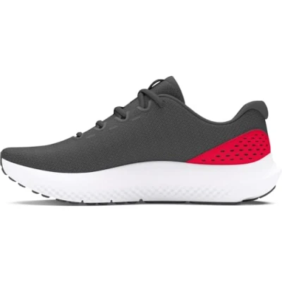 Abbildung von Under Armour Herren UA Charged Surge 4 Laufschuhe, Castlerock/Red/Red