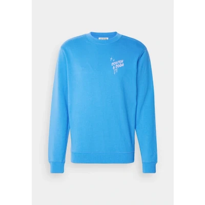 Abbildung von Scotch &amp; Soda Regular FIT LEFT Chest LOGO Sweatshirt, Herren, Größe: Large, Aqua blue