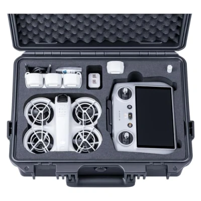 Abbildung von Lykus Titan N110 Wasserdicht Tasche/Koffer/Case für DJI Neo Combo, RC N3/DJI 2, Unterstützung 7 Akkus[NUR Koffer]