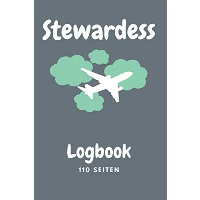 Abbildung von Stewardess Logbook 110 Seiten: für Flugbegleiter zum selber ausfüllen im praktischen A5 Format