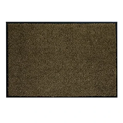 Abbildung von ASTRA hochwertige Schmutzfangmatte waschbare Fußabstreifer robuster langlebige Fußabtreter für den Indoorbereich braun 60 x 90 cm