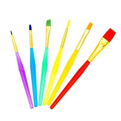 Abbildung von TSI Nylonpinsel Set 6tlg, Größen: 1,2,3,4,5 und 9, Art.Nr. 49009
