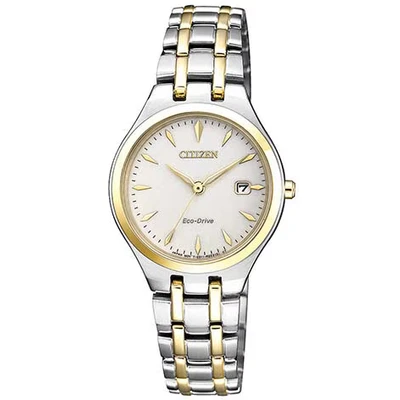 Abbildung von CITIZEN Damen Analog Solar Uhr mit Edelstahl Armband EW2484 82B